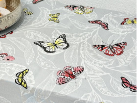 Скатерть 170x150 Ecotton DUCK Бабочки 5725-13