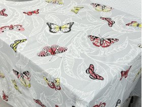 Скатерть 170x200 Ecotton DUCK Бабочки 5725-13