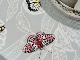 Скатерть 170x220 Ecotton DUCK Бабочки 5725-13