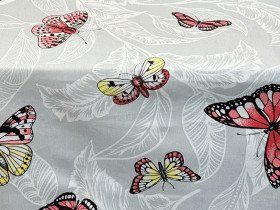Скатерть 170x200 Ecotton DUCK Бабочки 5725-13