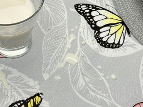 Скатертина 170x220 Ecotton DUCK Метелики 5725-13