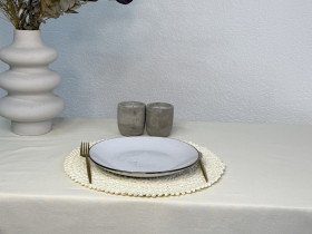 Скатертина 170x220 Ecotton DUCK Milk 02