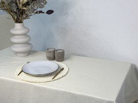 Скатертина 170x150 Ecotton DUCK Milk 02