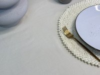Скатерть 170x200 Ecotton DUCK Milk 02
