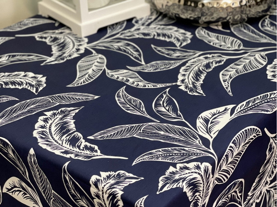 Скатертина 170x150 Ecotton DUCK Синя 2894-25