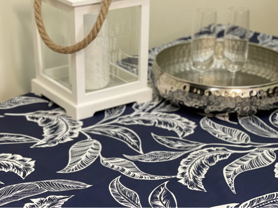 Скатертина 170x150 Ecotton DUCK Синя 2894-25