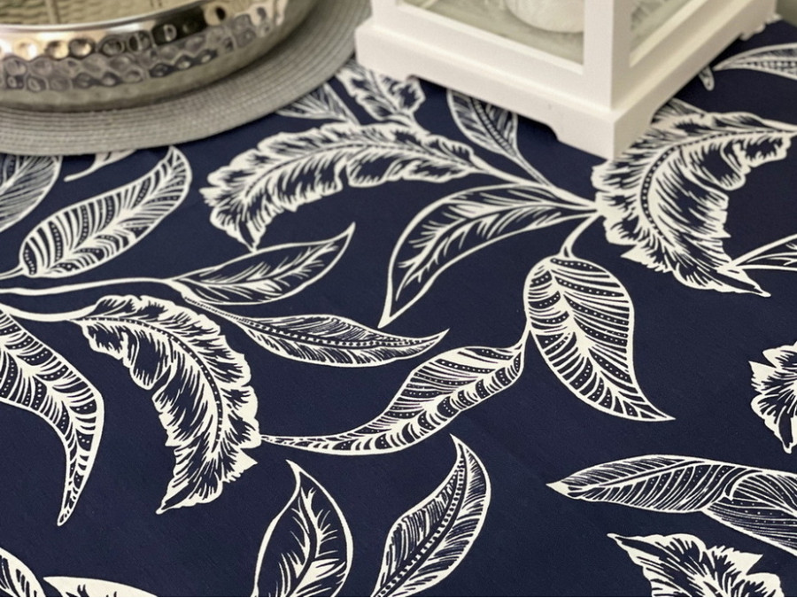 Скатертина 170x150 Ecotton DUCK Синя 2894-25