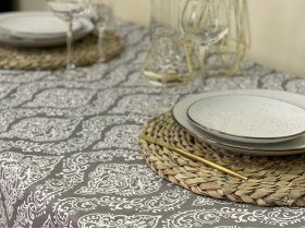 Скатертина 170x150 Ecotton DUCK Сіра 2016-20