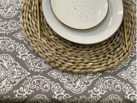 Скатерть 170x200 Ecotton DUCK Серая 2016-20