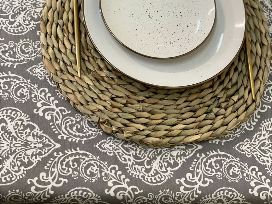 Скатертина 170x220 Ecotton DUCK Сіра 2016-20