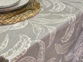 Скатерть 170x220 Ecotton DUCK Серая 2894-29