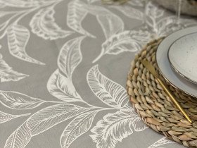Скатерть 170x220 Ecotton DUCK Серая 2894-29