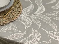 Скатертина 170x220 Ecotton DUCK Сіра 2894-29
