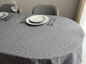 Скатерть 170x150 Ecotton DUCK Серая V 11