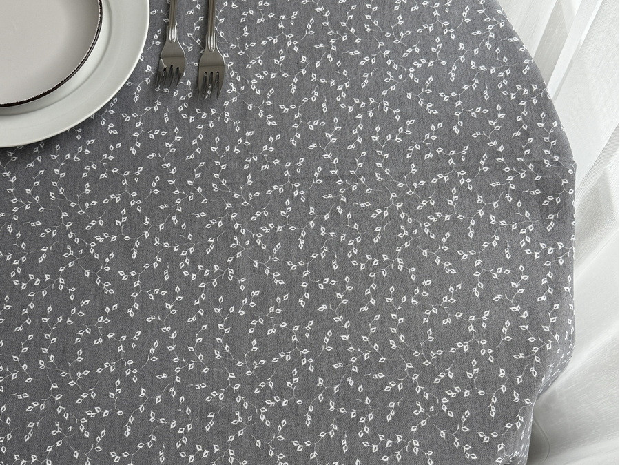Скатерть 170x200 Ecotton DUCK Серая V 11