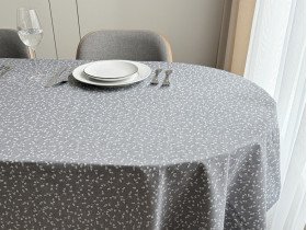 Скатертина 170x220 Ecotton DUCK Сіра V 11