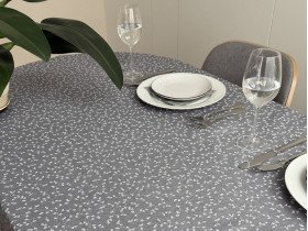 Скатертина 170x220 Ecotton DUCK Сіра V 11