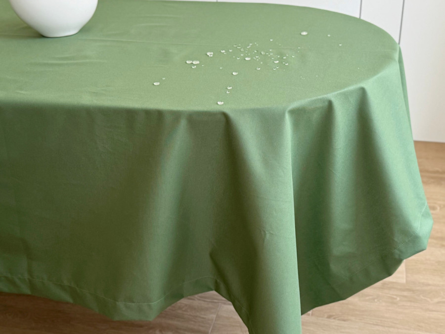 Tablecloth 170x200 Ecotton DUCK Green 4057