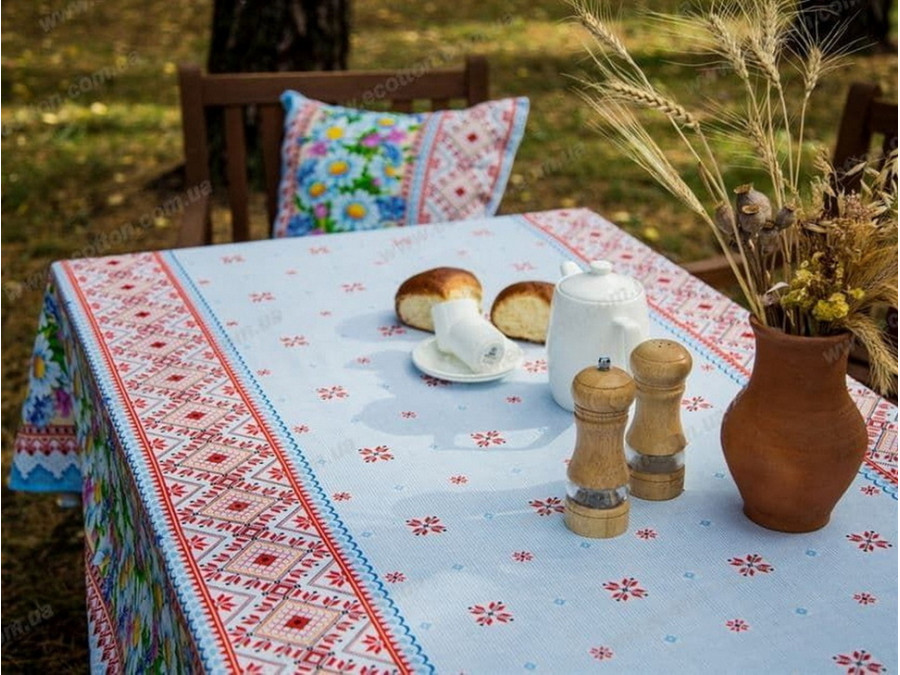 Скатертина 150x200 Ecotton Рогожка 18825/1