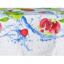 Скатерть 150x220 Ecotton Рогожка Фрукты 21044/1