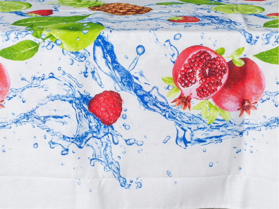 Скатертина 150x180 Ecotton Рогожка Фрукти 21044/1