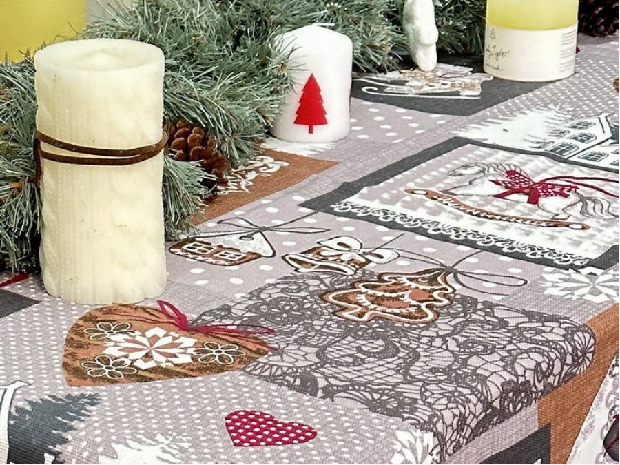 Скатертина 150x220 Ecotton Рогожка Лапландія 11470-1