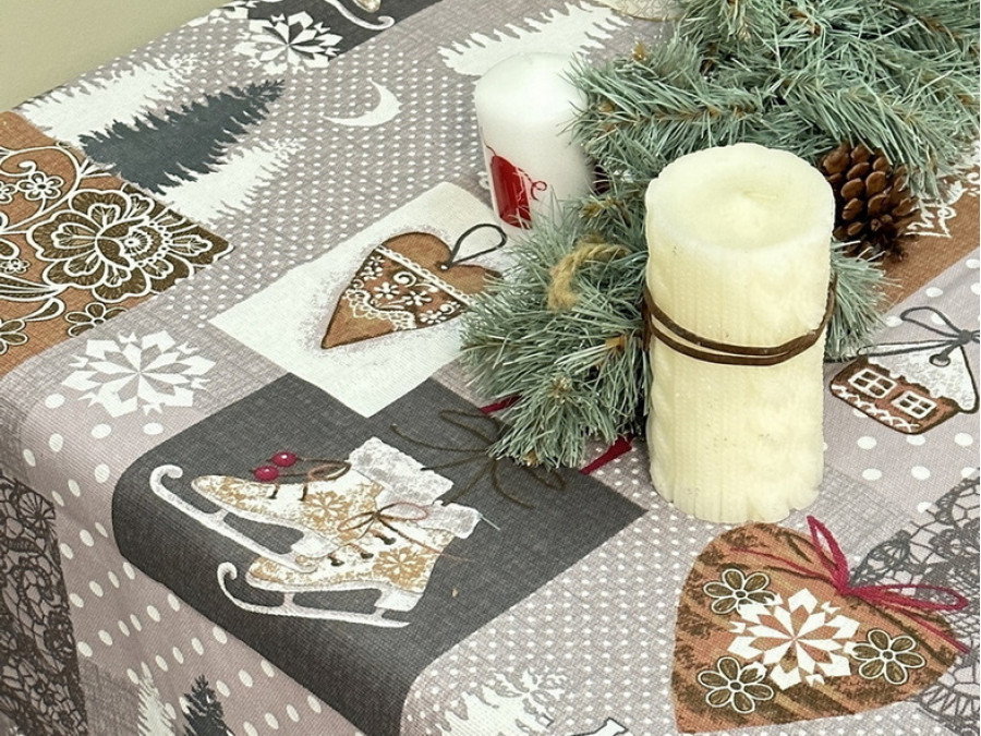 Скатерть 150x220 Ecotton Рогожка Лапландия 11470-1