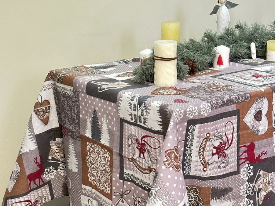 Скатертина 150x220 Ecotton Рогожка Лапландія 11470-1