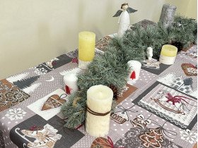 Скатерть 150x240 Ecotton Рогожка Лапландия 11470-1
