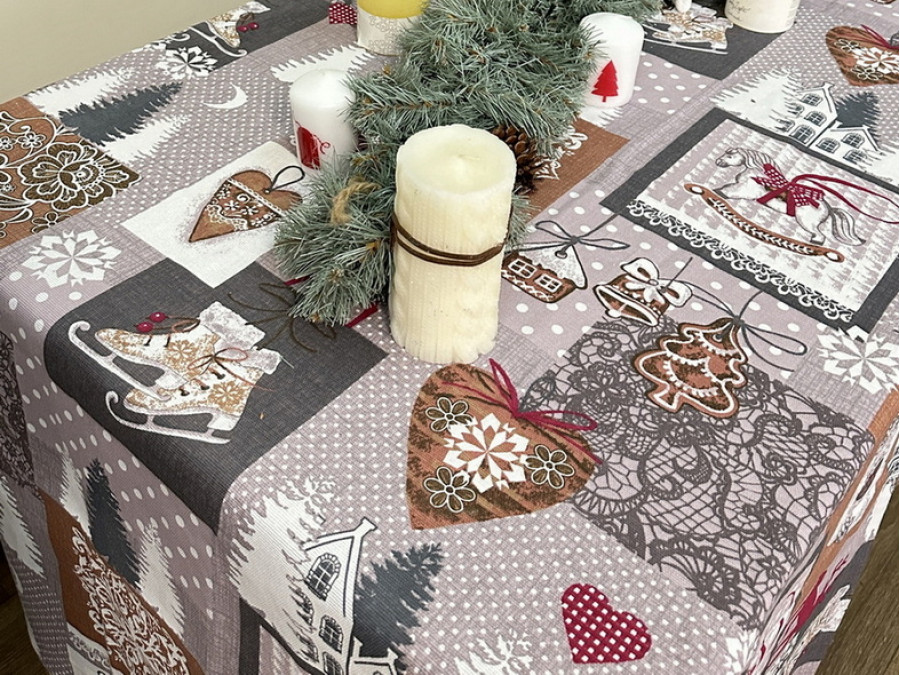 Скатерть 150x220 Ecotton Рогожка Лапландия 11470-1