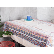 Скатерть 150x220 Ecotton Рогожка Мозаика 30099/1