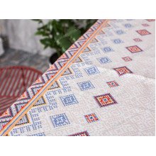 Скатерть 150x220 Ecotton Рогожка Мозаика 30099/1