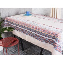 Скатерть 150x220 Ecotton Рогожка Мозаика 30099/1