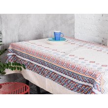 Скатерть 150x220 Ecotton Рогожка Мозаика 30099/1