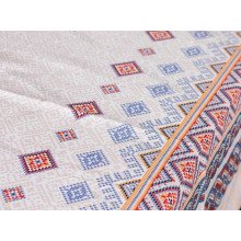 Скатерть 150x220 Ecotton Рогожка Мозаика 30099/1