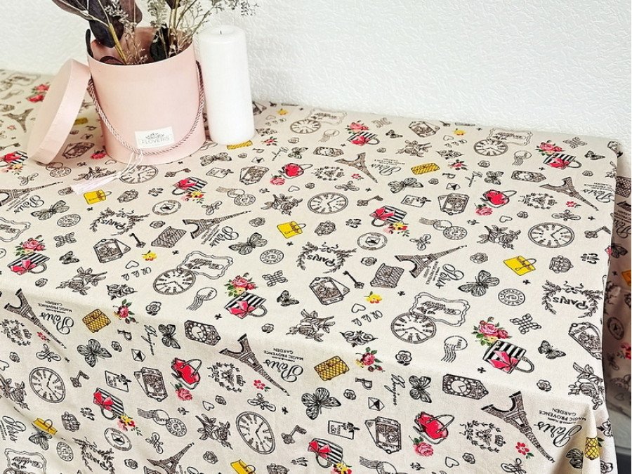 Скатертина 150x180 Ecotton Рогожка Мадам 11508/1