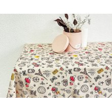 Скатертина 150x220 Ecotton Рогожка Мадам 11508/1
