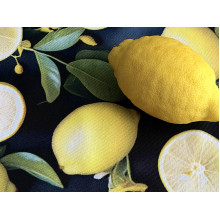 Tablecloth 170x200 Ecotton DUCK 3D with lemons Sicily