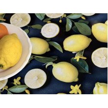Tablecloth 170x200 Ecotton DUCK 3D with lemons Sicily