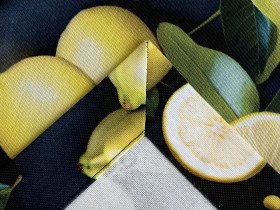 Скатерть 170x220 Ecotton DUCK 3D с лимонами Sicily