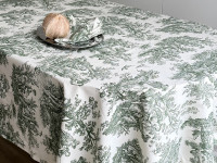 Tablecloth 170x150 Ecotton DUCK Italiano 30497-Green