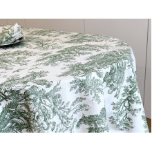 Скатертина 170x150 Ecotton DUCK Italiano 30497-Green