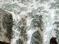 Tablecloth 170x150 Ecotton DUCK Italiano 30497-Green
