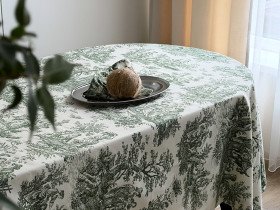 Tablecloth 170x200 Ecotton DUCK Italiano 30497-Green
