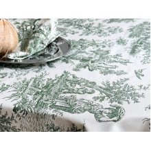 Скатерть 170x200 Ecotton DUCK Italiano 30497-Green