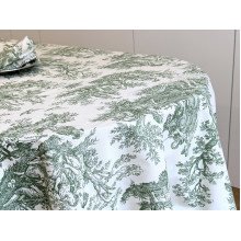 Скатерть 170x200 Ecotton DUCK Italiano 30497-Green
