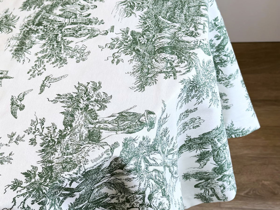 Скатерть 170x220 Ecotton DUCK Italiano 30497-Green