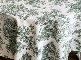 Tablecloth 170x200 Ecotton DUCK Italiano 30497-Green