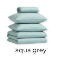 Bed linen made of plain-dyed satin