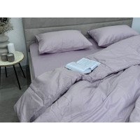 Bed linen made of plain-dyed satin